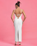 Strappy Bustier Open-back Bandage Dress