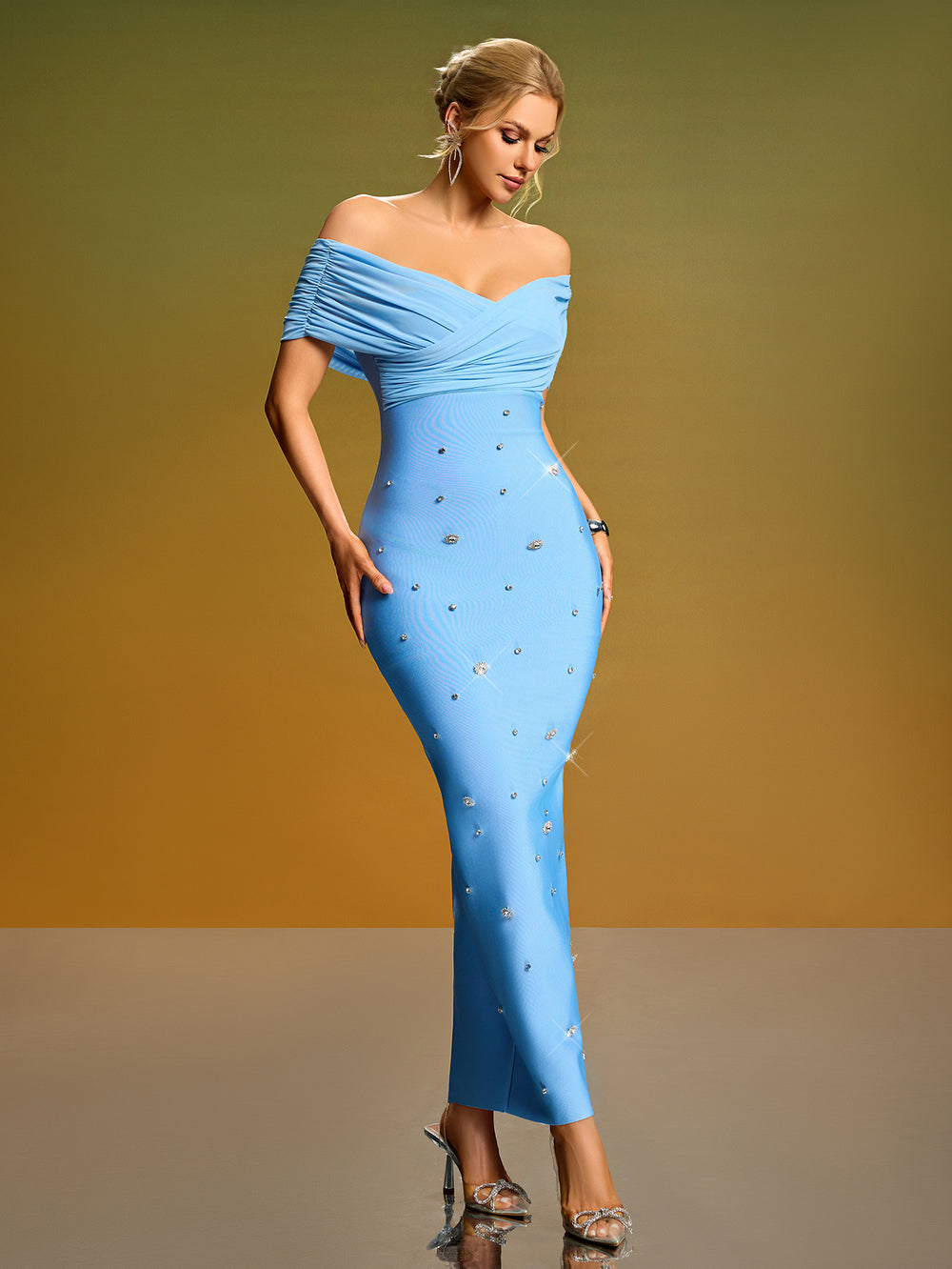 Blue Bandage Dress PP02170