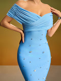 Blue Bandage Dress PP02170