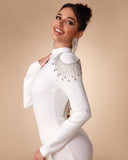 Rhinestone Fringe Backless Bandage Dress