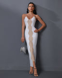 Caprera-knit Maxi Bandage Dress