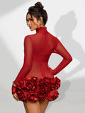 Red Bandage Dress PP25042