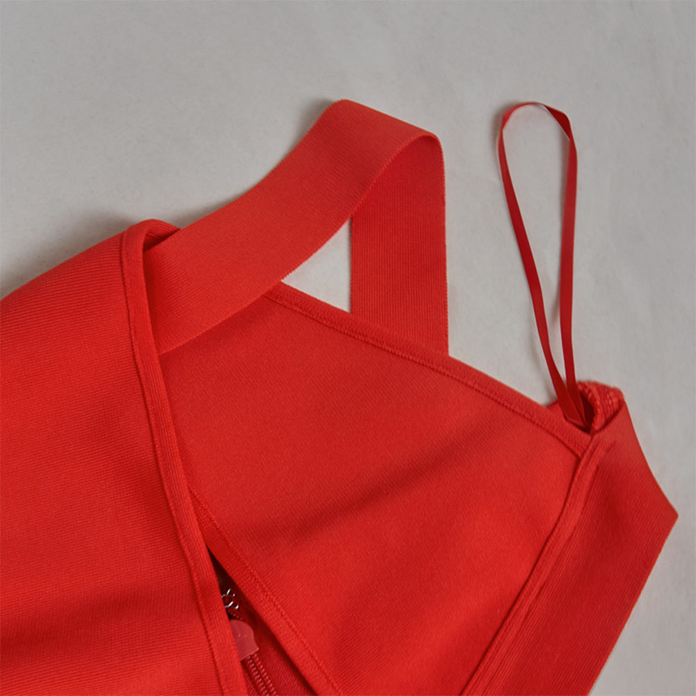 Strappy Sleeveless Cut Out Maxi Bandage Dress PZC2508