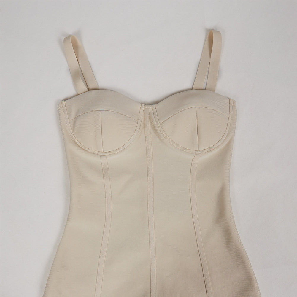 Strappy Sleeveless Sheathy Mini Bandage Dress PZC2511