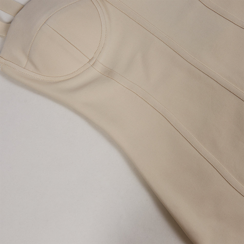 Strappy Sleeveless Sheathy Mini Bandage Dress PZC2511