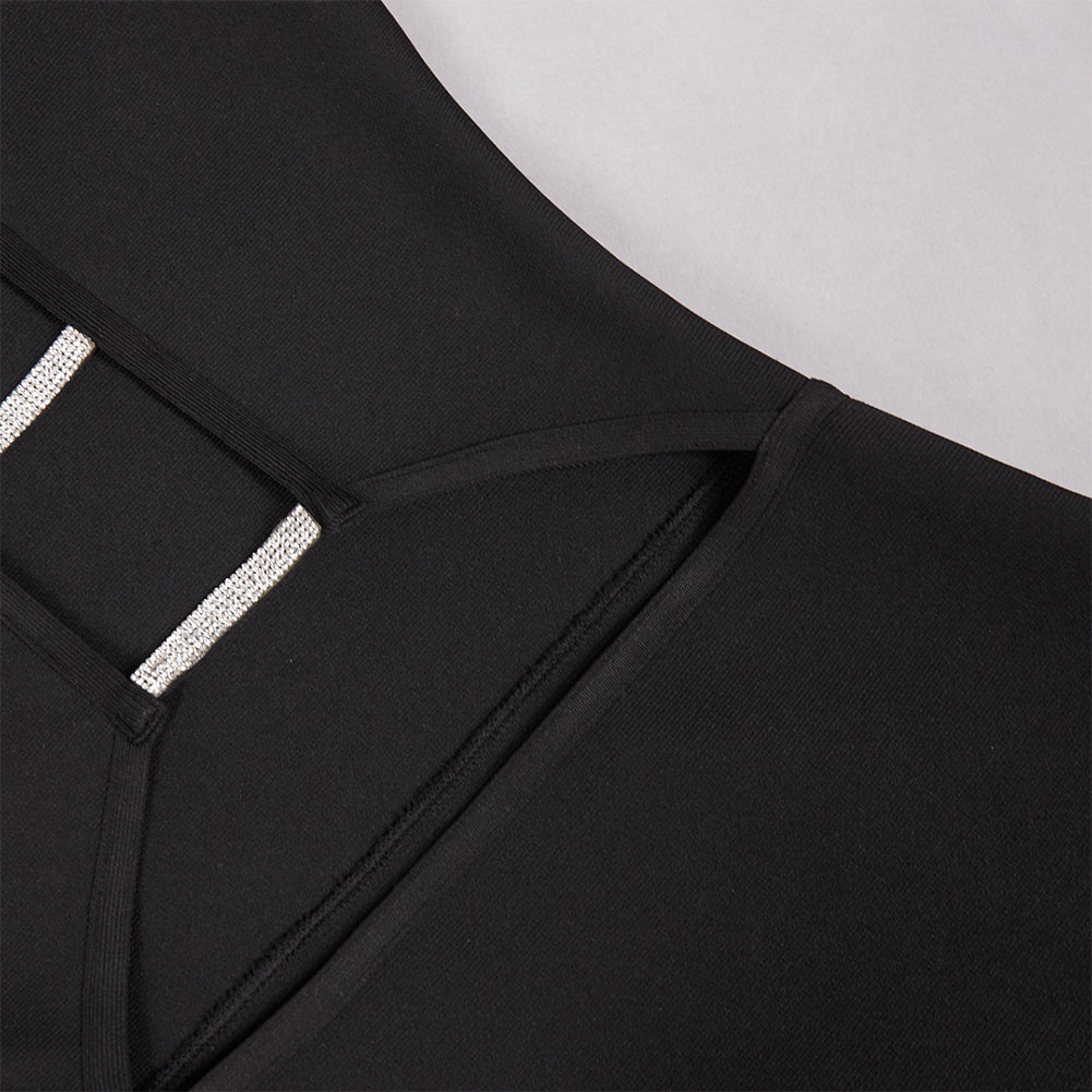 Sleeveless Cut Out Maxi Bandage Dress PZC2532