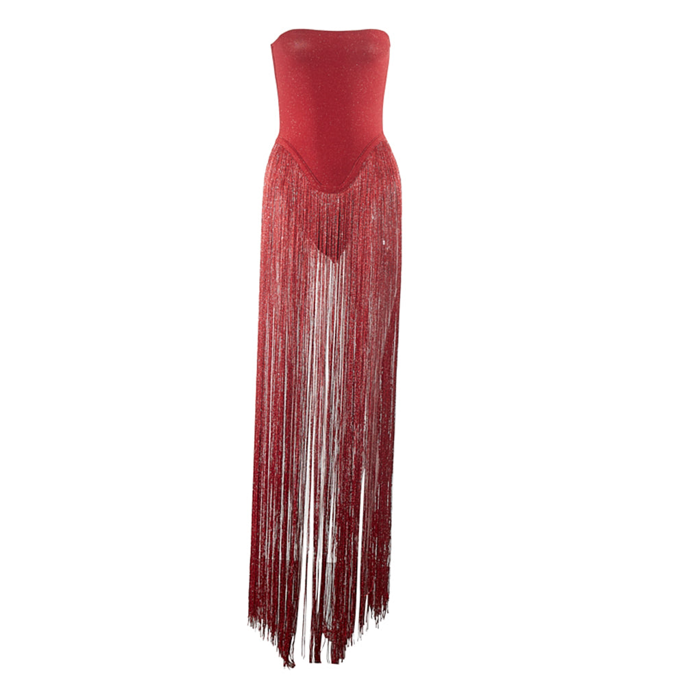 Red Bandage Jumpsuit PZC2631