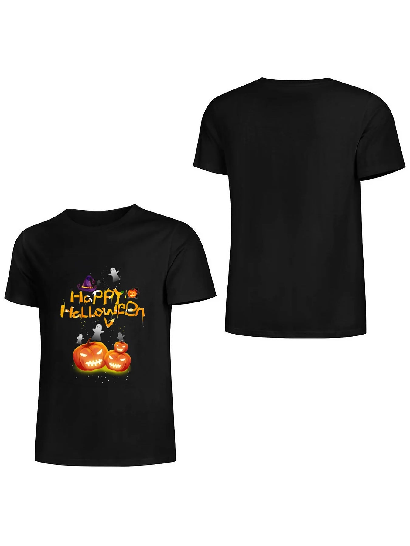 KevaMolly Graphic T Shirts for Women Summer Casual Halloween Printed Tee Cotton Tops Loose Fit