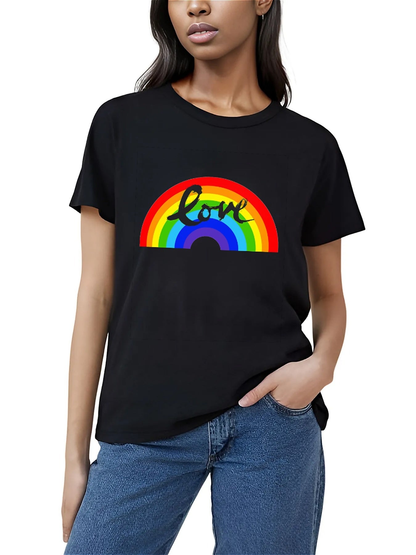 KevaMolly Graphic T Shirts for Women Summer Casual Halloween Printed Tee Cotton Tops Loose Fit
