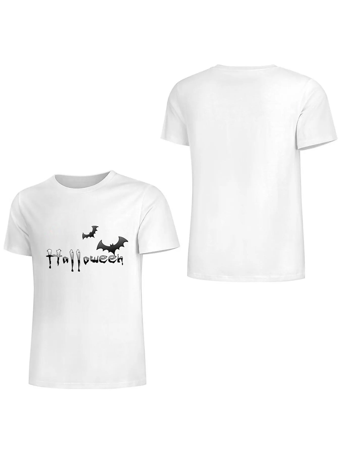 KevaMolly Graphic T Shirts for Women Summer Casual Halloween Printed Tee Cotton Tops Loose Fit