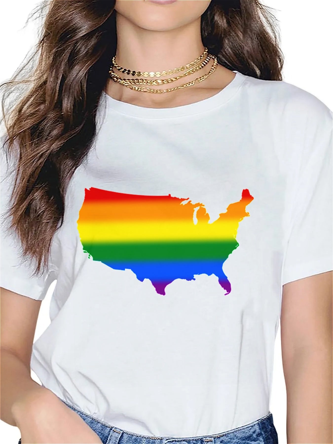 KevaMolly Graphic T Shirts for Women Summer Casual Halloween Printed Tee Cotton Tops Loose Fit