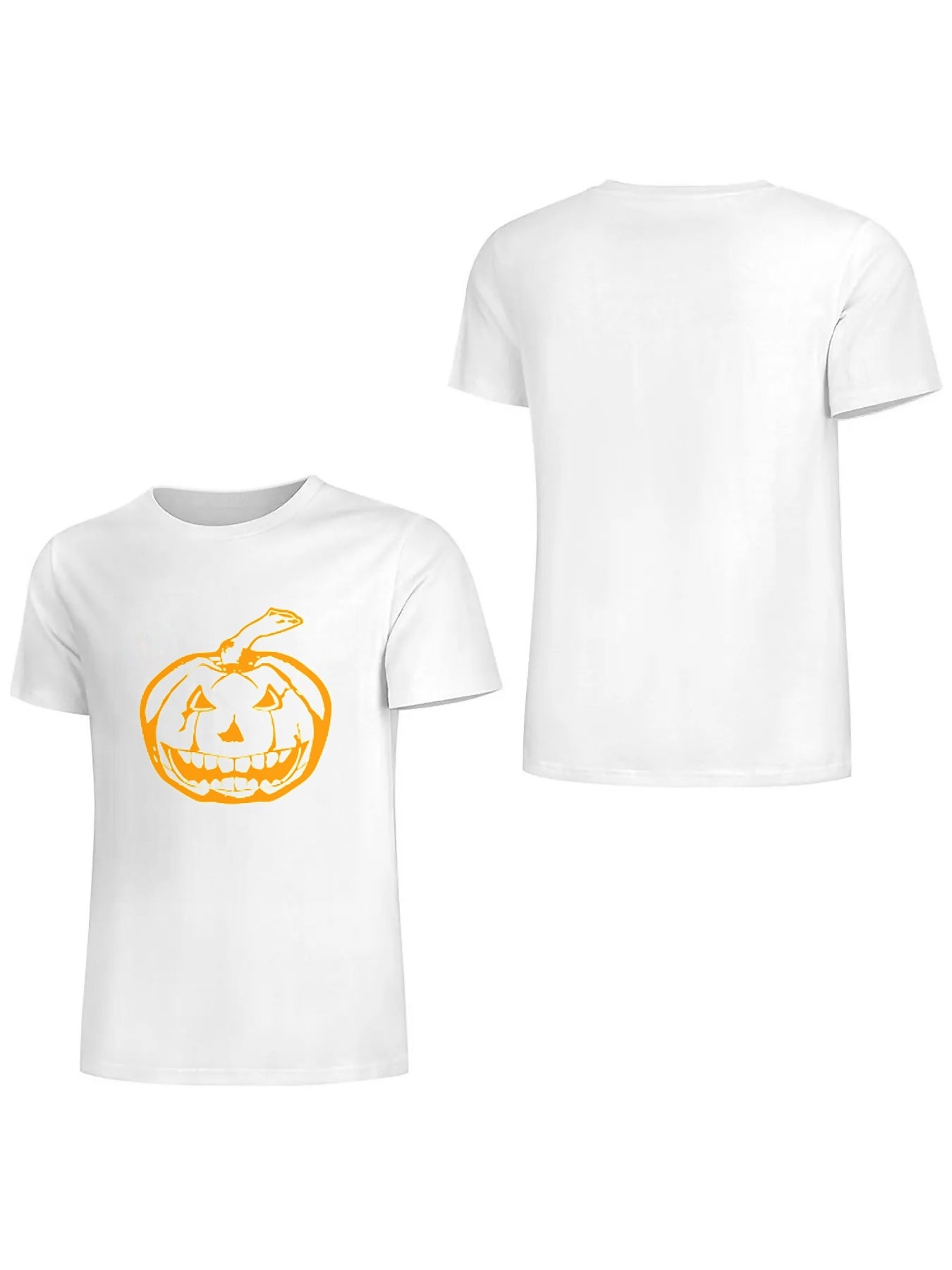 KevaMolly Graphic T Shirts for Women Summer Casual Halloween Printed Tee Cotton Tops Loose Fit