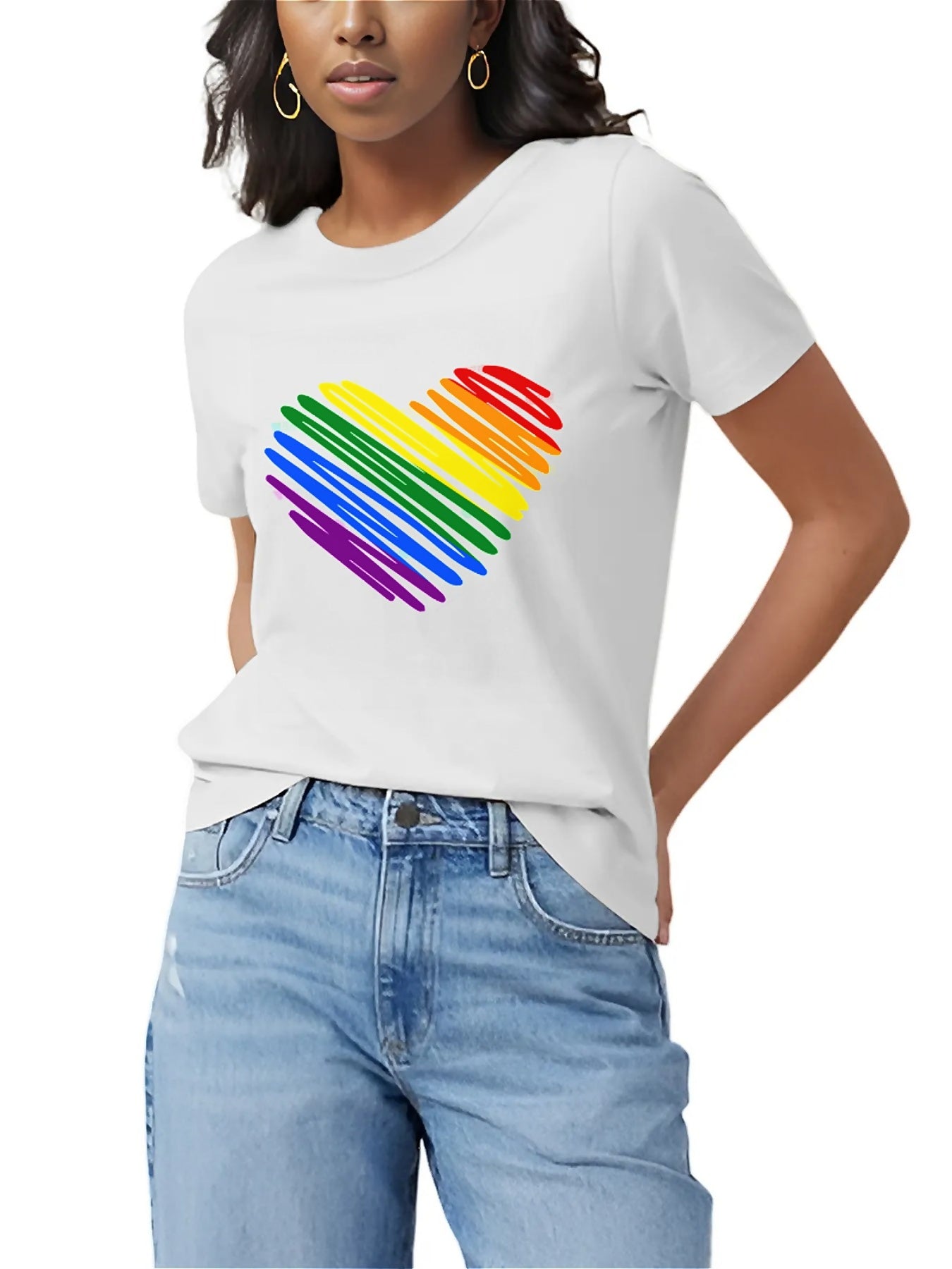 KevaMolly Graphic T Shirts for Women Summer Casual Halloween Printed Tee Cotton Tops Loose Fit