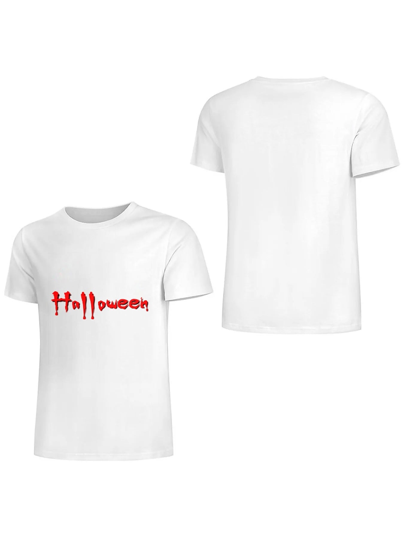 KevaMolly Graphic T Shirts for Women Summer Casual Halloween Printed Tee Cotton Tops Loose Fit