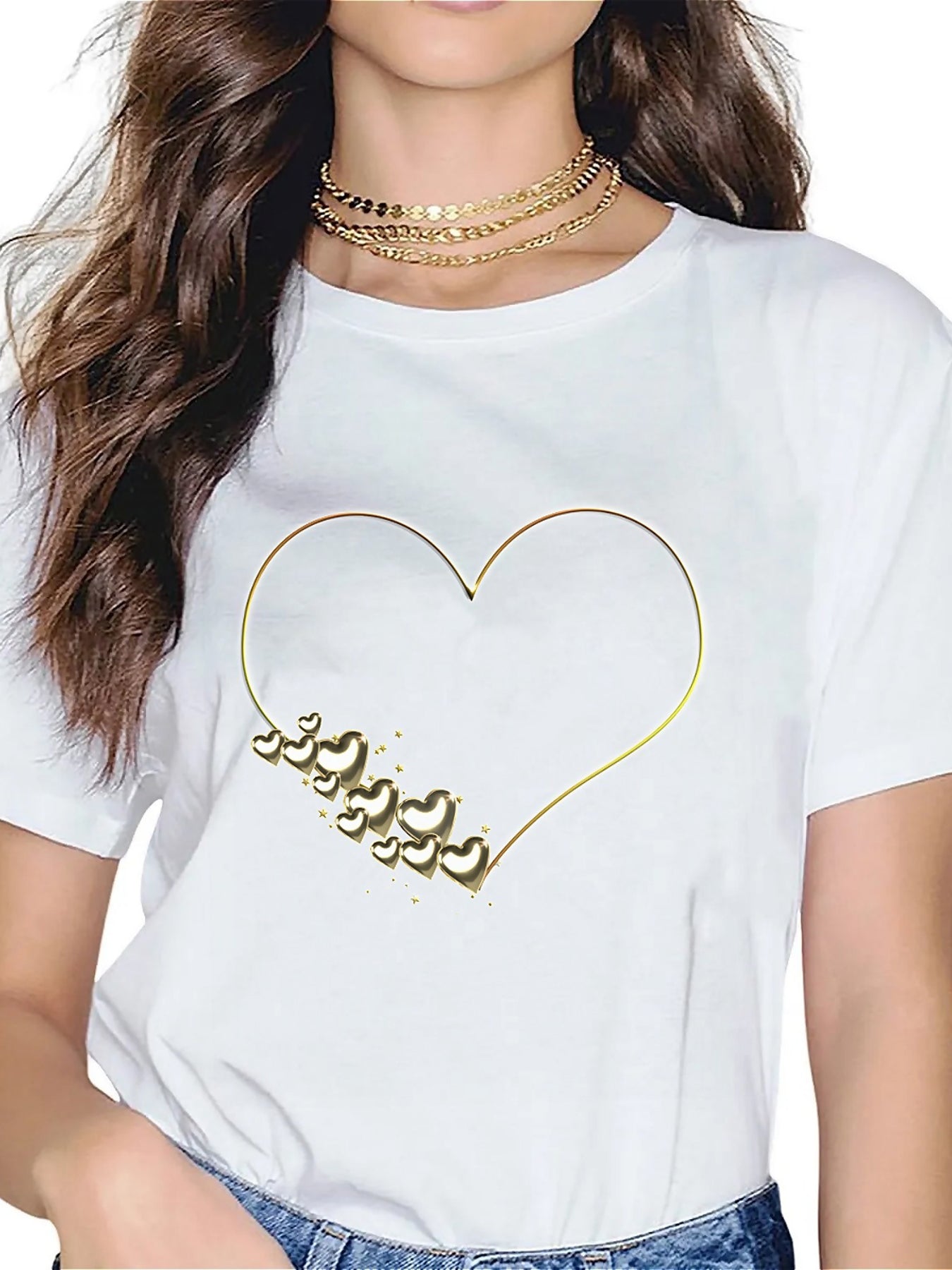 KevaMolly Graphic T Shirts for Women Summer Casual Halloween Printed Tee Cotton Tops Loose Fit