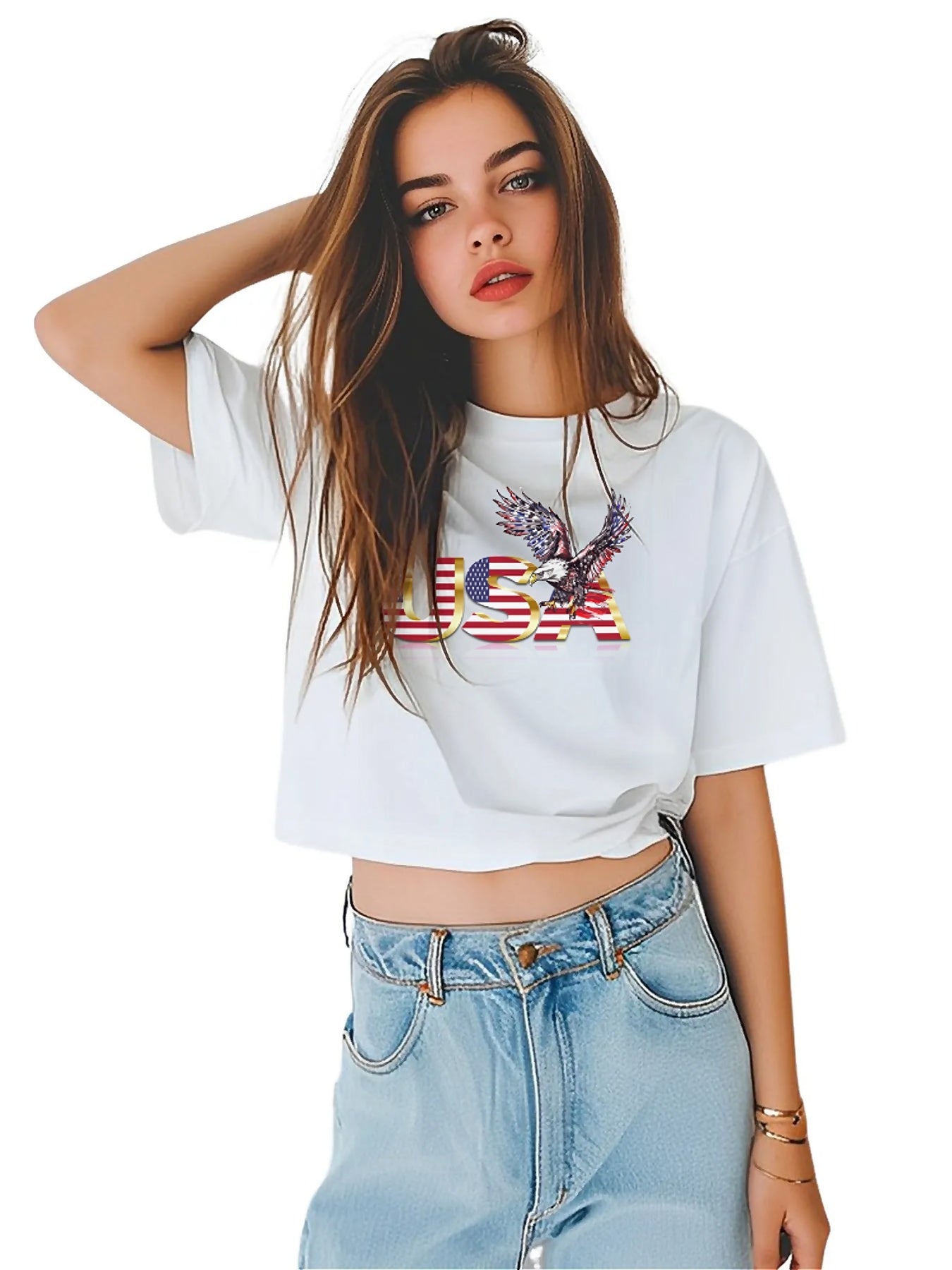 KevaMolly Graphic T Shirts for Women Summer Casual Halloween Printed Tee Cotton Tops Loose Fit