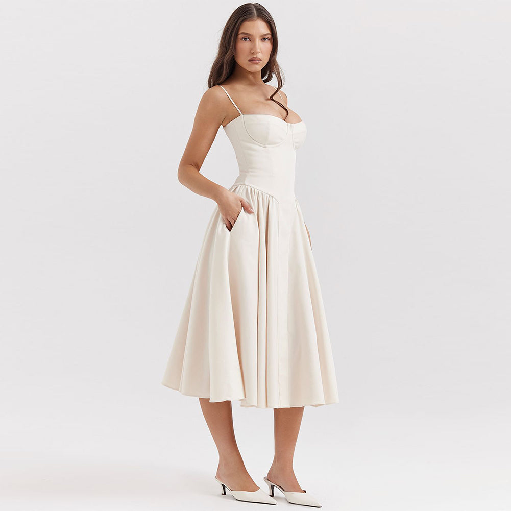 Apricot Dress ZNSBA1018
