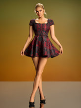 Black Red Dress ZNSBA1352