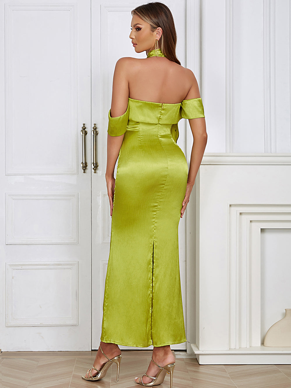 Green Bodycon Dress HB0190