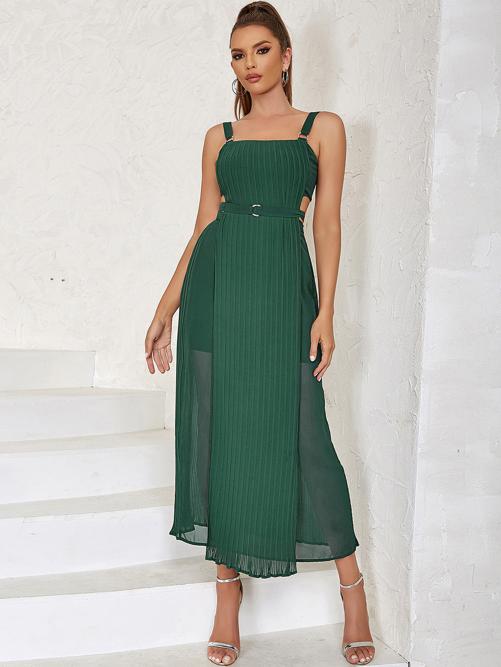 Green Bodycon Dress HB0200