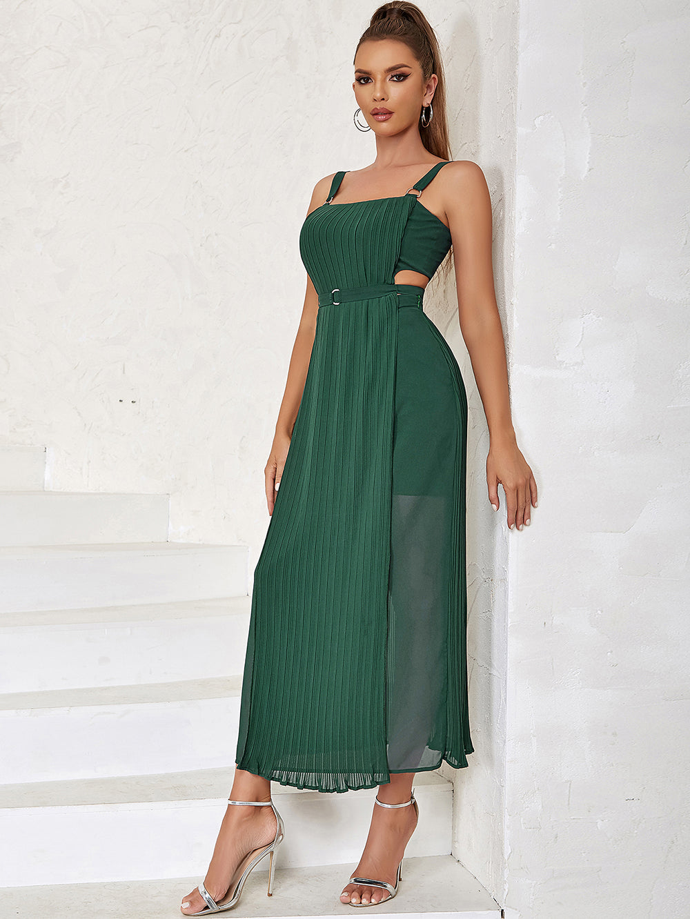 Green Bodycon Dress HB0200