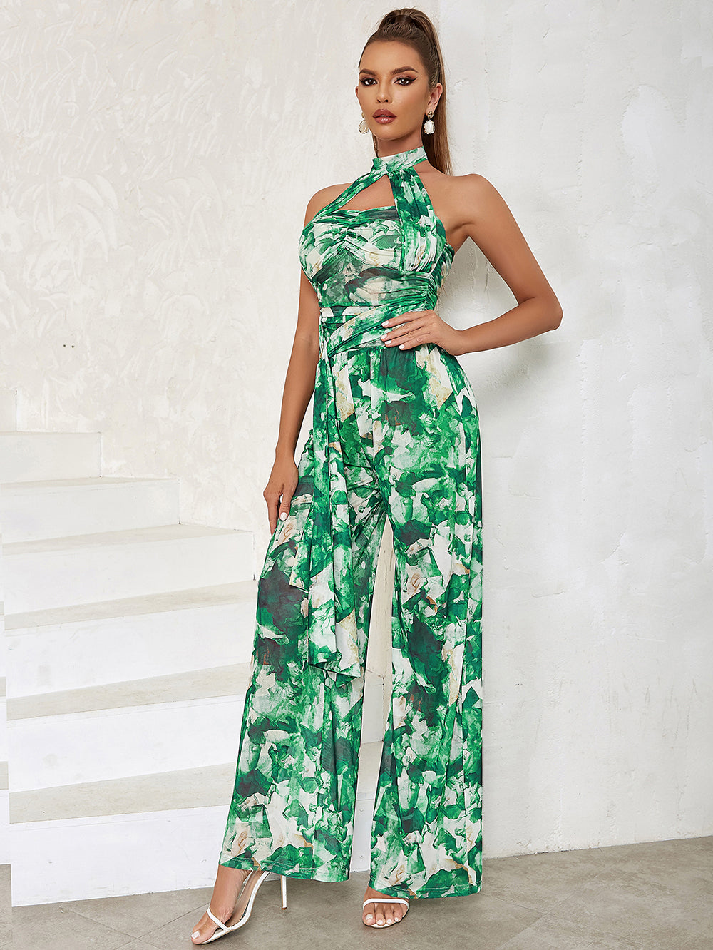 Green Bodycon Jumpsuit HB02270