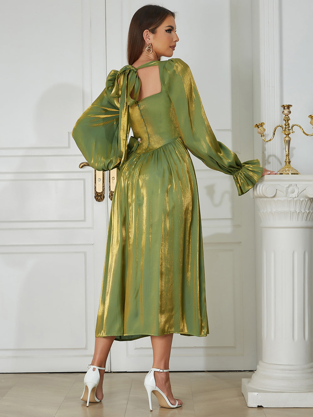 Green Bodycon Dress HB0365