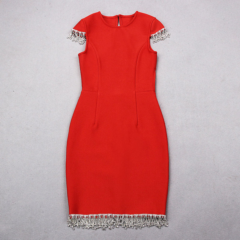 Red Bandage Dress HL8587 3