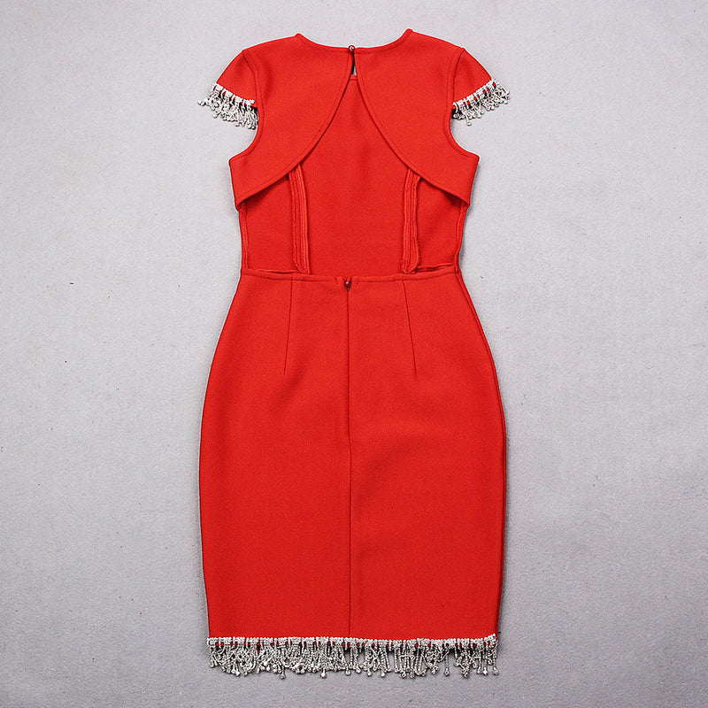 Red Bandage Dress HL8587 4
