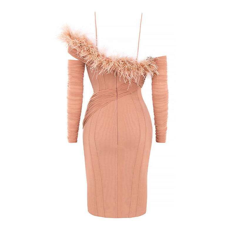 Pink Bandage Dress HL9020 5