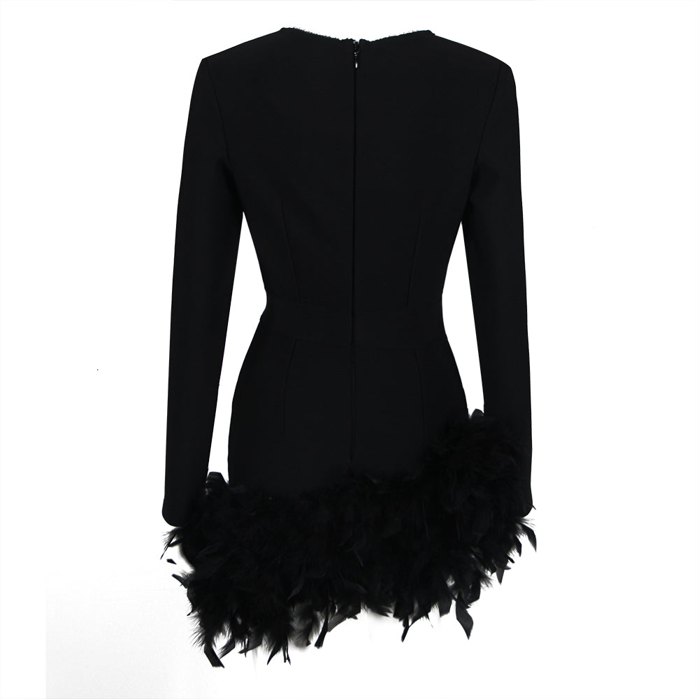 Black Bandage Dress HL9113 3