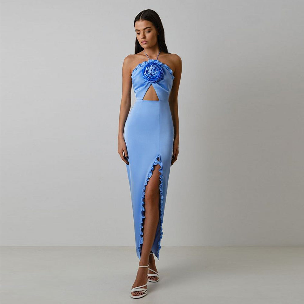 Blue Bandage Dress HL9243