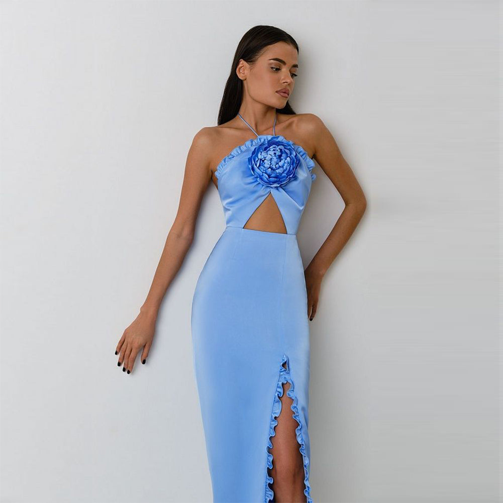 Blue Bandage Dress HL9243