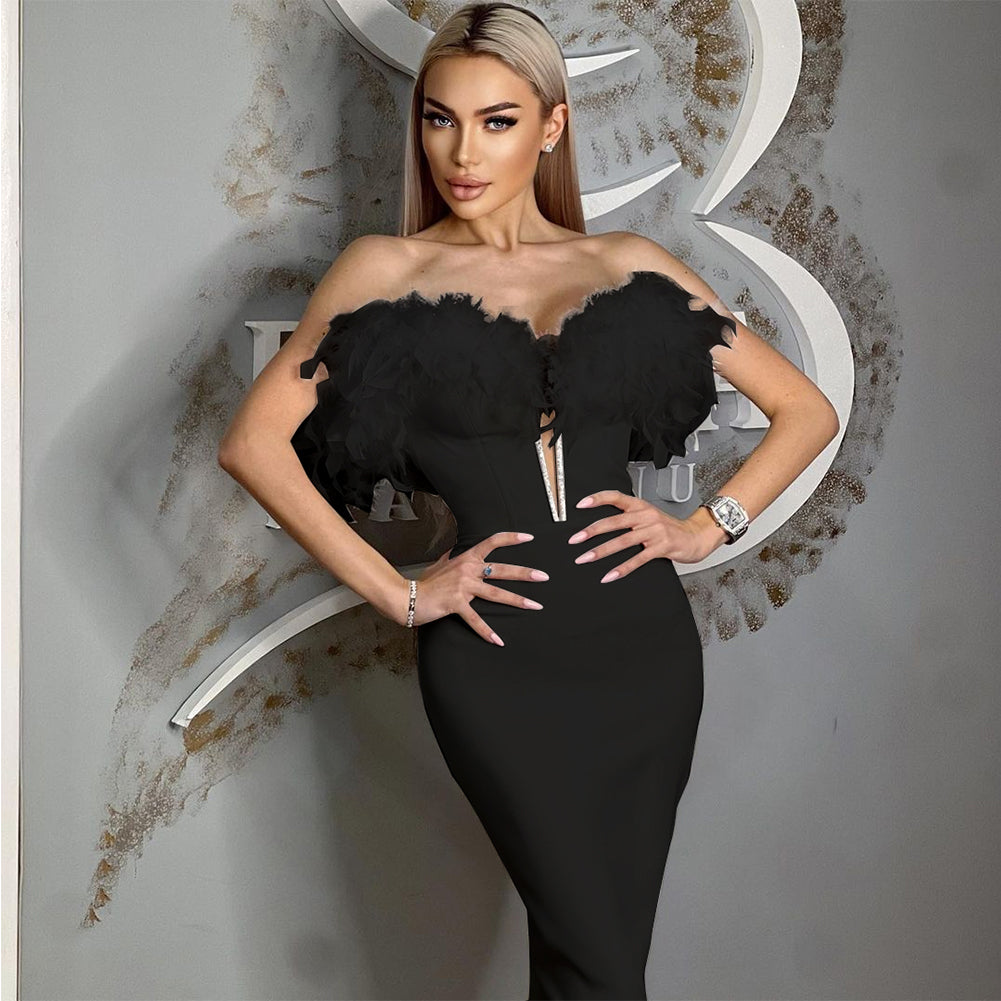 Black Bandage Dress HL9275