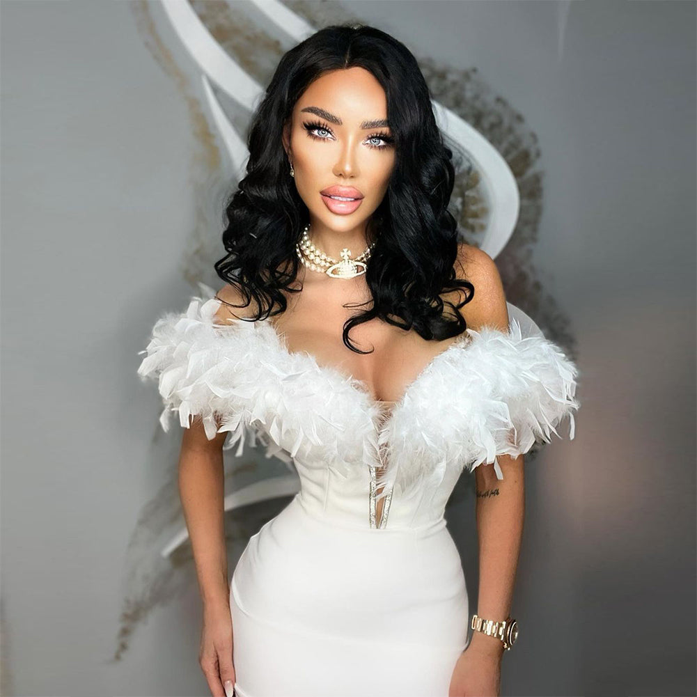 White Bandage Dress HL9275
