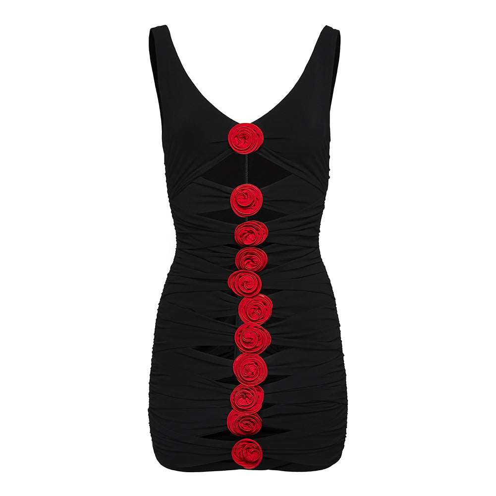 Black Bodycon Dress HL9363