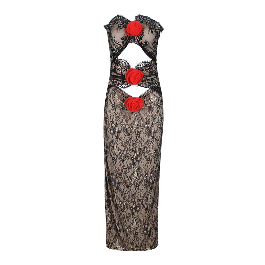 Black Bodycon Dress HL9413