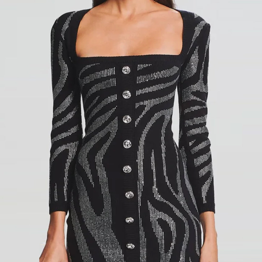 Black Bandage Dress HL9467