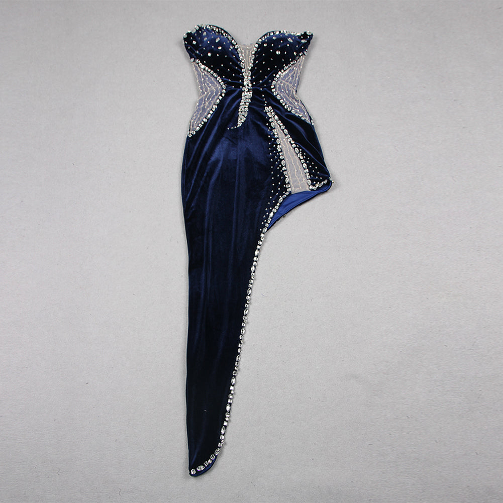 Dark Blue Bodycon Dress HL9484
