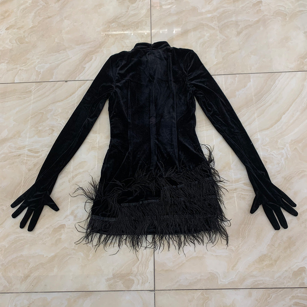 Black Bodycon Dress HT3000
