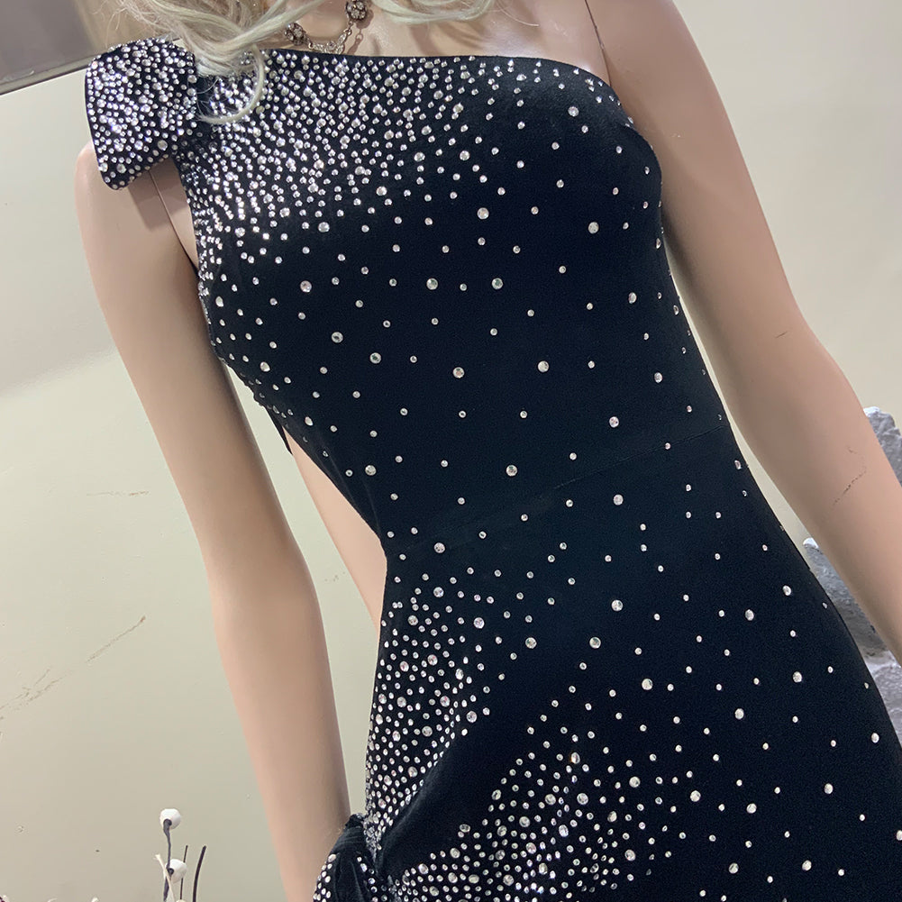 Black Bodycon Dress HT3036