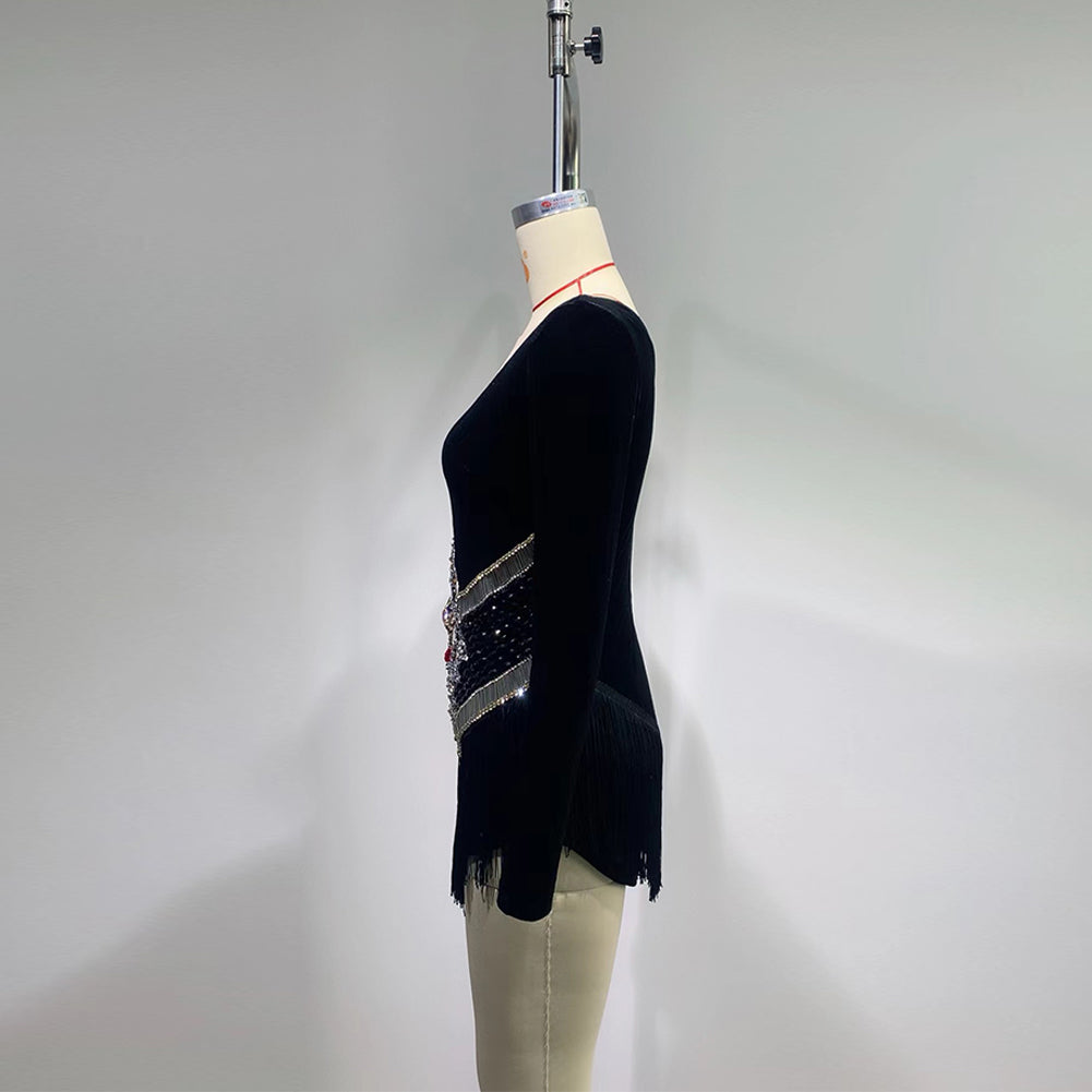 Black Bodycon Dress HT822
