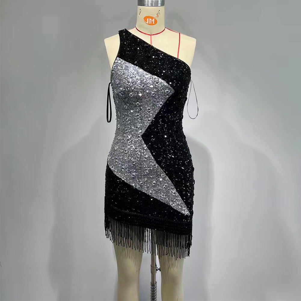 Black Bodycon Dress HT941