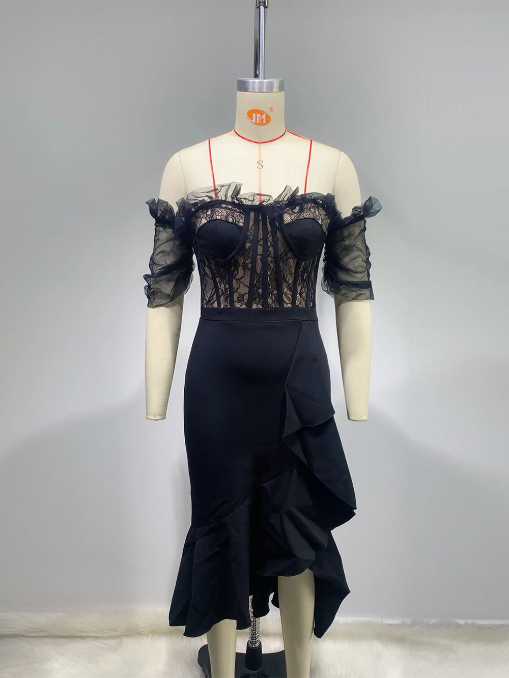 Black Bodycon Dress HT942
