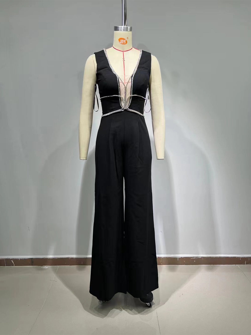 Black Bodycon Jumpsuit HT943