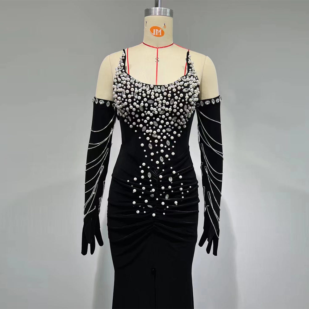 Black Bodycon Dress HT949
