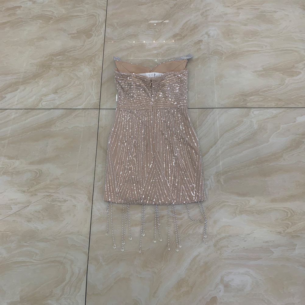 Apricot Bodycon Dress HT968