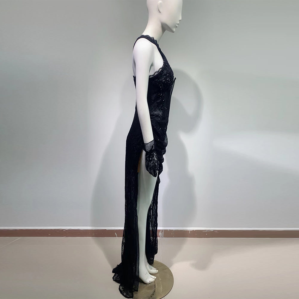 Black Bodycon Dress HT975