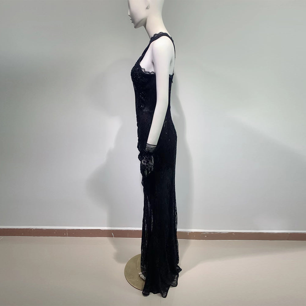 Black Bodycon Dress HT975