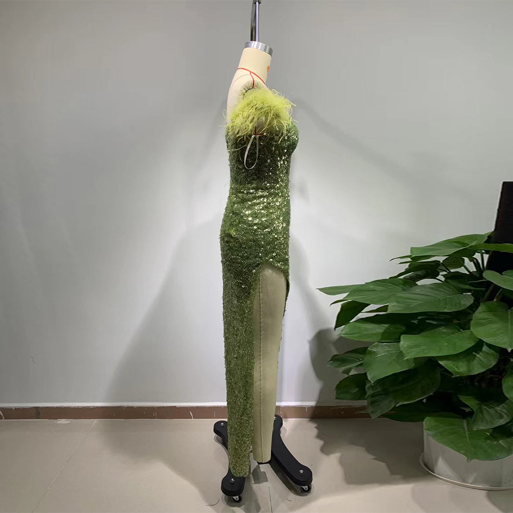 Green Bodycon Dress HT990